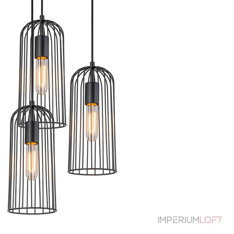 Подвесной светильник Escada 10198/6 E27*60W Black