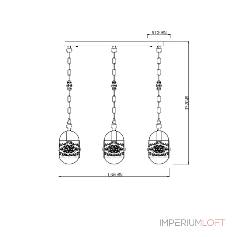 Подвесной светильник Escada LASSIE 10168/3S от ImperiumLoft Подвесной светильник Escada LASSIE 10168/3S от ImperiumLoft