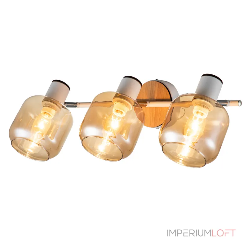 Escada 10177/3A E14*40W White/Chrome/Wood от ImperiumLoft Escada 10177/3A E14*40W White/Chrome/Wood от ImperiumLoft