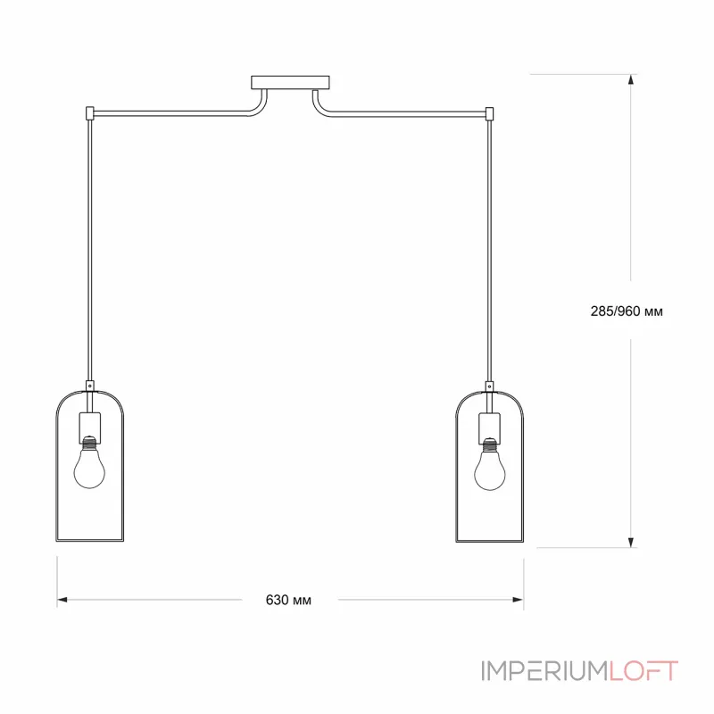 Подвесной светильник Escada 10198/6 E27*60W Black