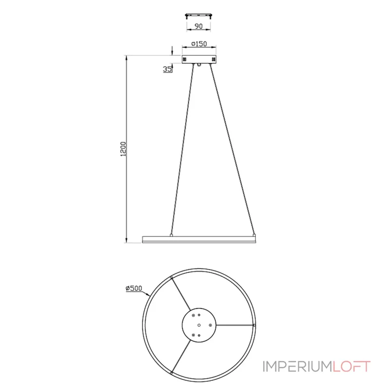 Подвесная люстра Escada 10254/1 LED*43W Gold APP Подвесная люстра Escada 10254/1 LED*43W Gold APP