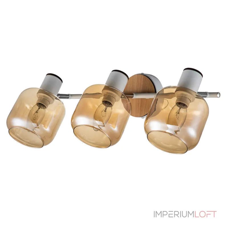 Escada 10177/3A E14*40W White/Chrome/Wood от ImperiumLoft Escada 10177/3A E14*40W White/Chrome/Wood от ImperiumLoft