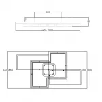 Потолочная люстра Escada SPACE 10216/S LED от ImperiumLoft