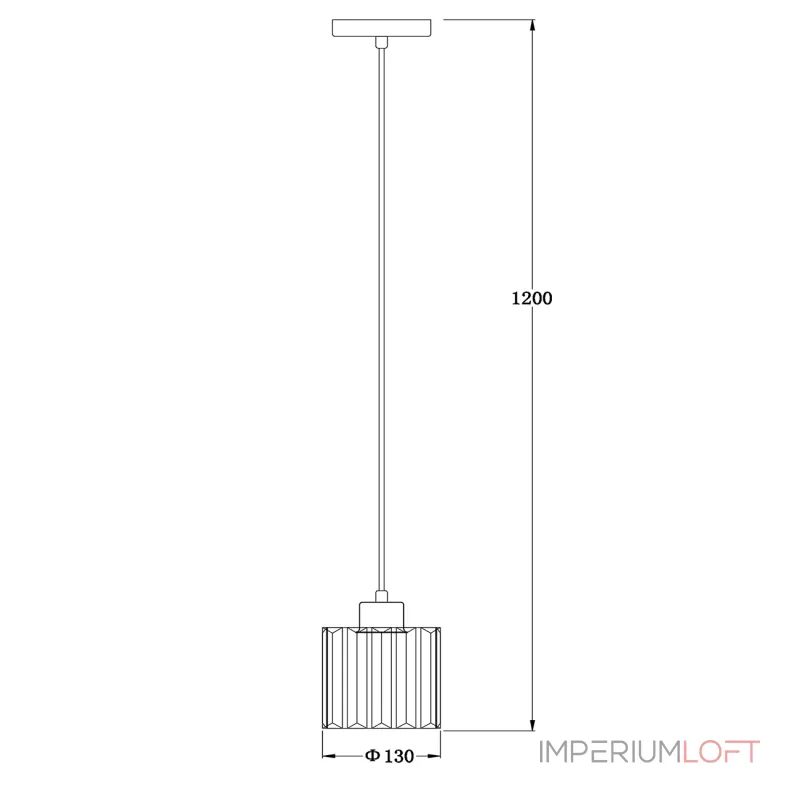 Подвесной светильник Escada 10192/1S E27*60W Сopper