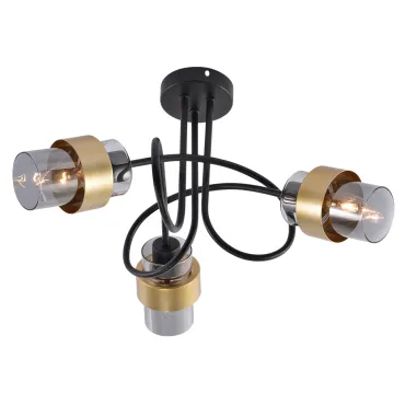 Потолочная люстра Escada HURRICANE 1139/3P Black/Gold