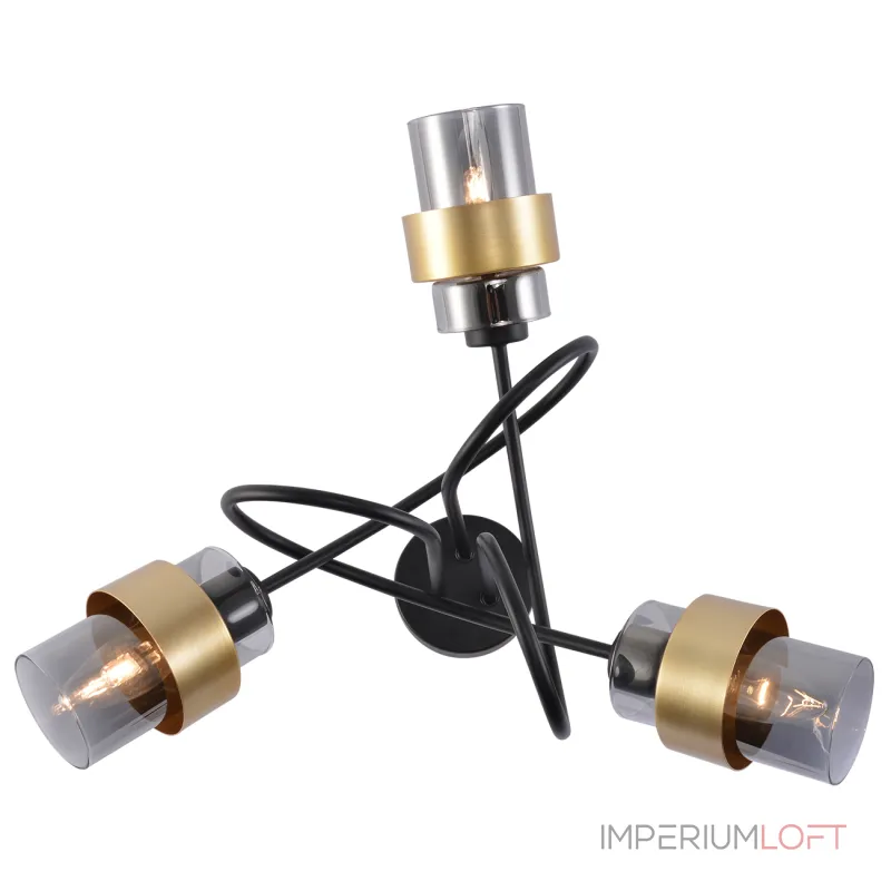 Потолочная люстра Escada HURRICANE 1139/3P Black/Gold от ImperiumLoft Потолочная люстра Escada HURRICANE 1139/3P Black/Gold от ImperiumLoft