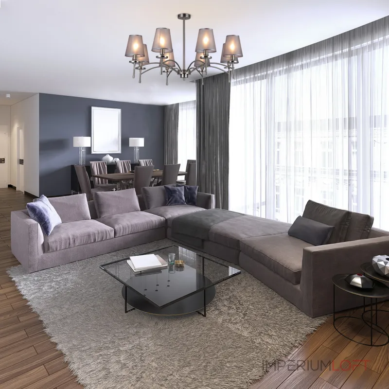 Escada 694/8PL E14*40W Nickel от ImperiumLoft