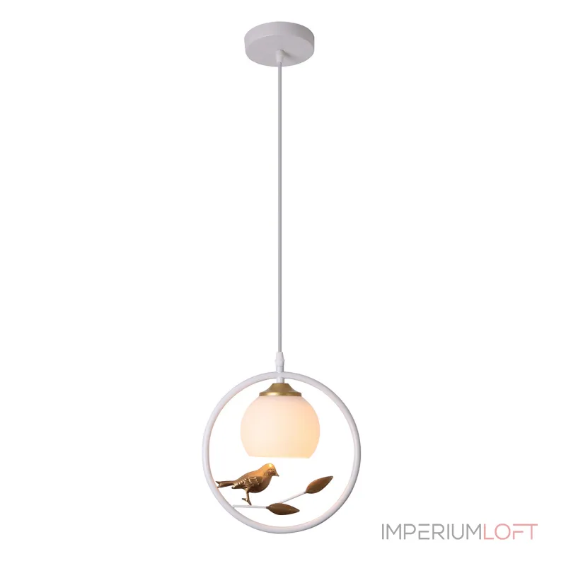 Подвесной светильник Escada 1113/1S E27*40W White/Gold Подвесной светильник Escada 1113/1S E27*40W White/Gold