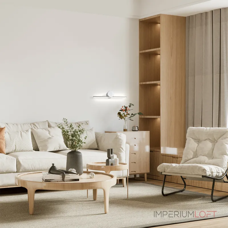 Настенный светильник Escada LINE 10281/1LED Silver от ImperiumLoft