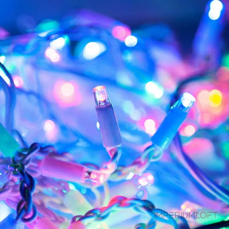 Гирлянда бахрома с мерцанием Eurosvet 100-101 a060409 от ImperiumLoft