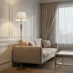 Торшер Eurosvet Teja 109014 латунь от ImperiumLoft
