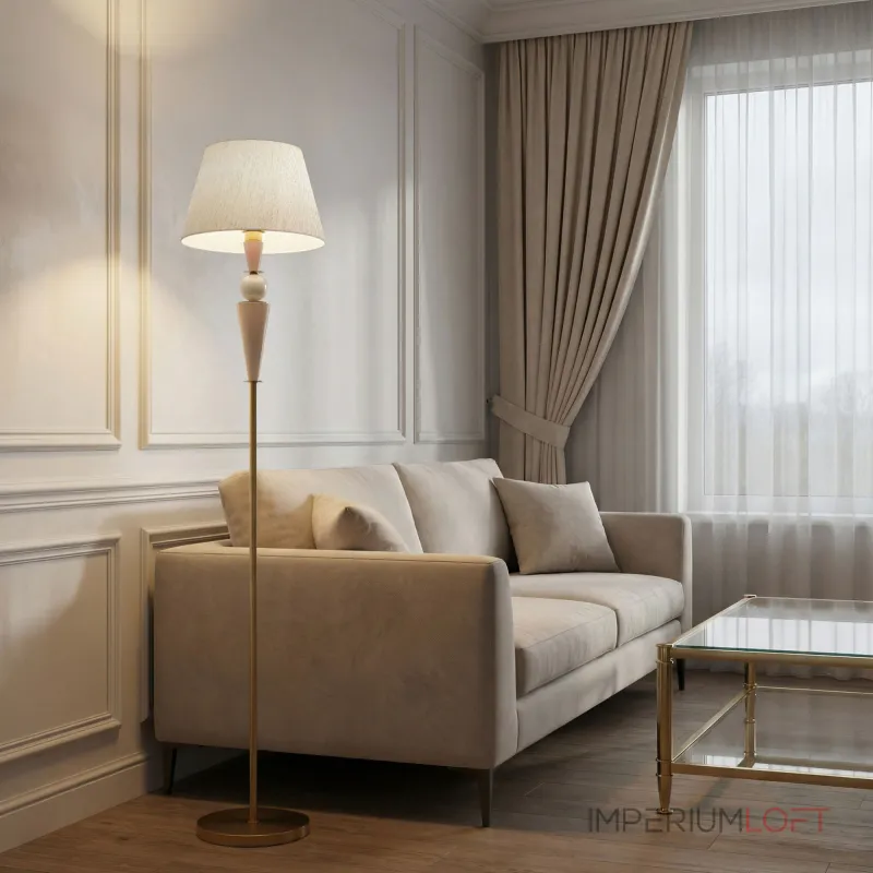 Торшер Eurosvet Teja 109014 латунь от ImperiumLoft Торшер Eurosvet Teja 109014 латунь от ImperiumLoft