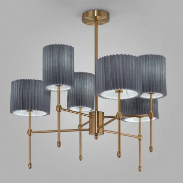 Потолочная люстра Eurosvet Notturno 60162/6 латунь  