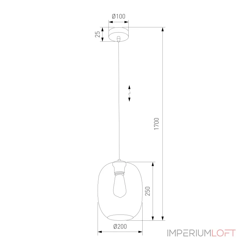Подвесной светильник TK Lighting Elio 5971 Elio от ImperiumLoft