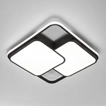 Потолочный светодиодный светильник Eurosvet Jeremy 90253/1 чёрный 105W 6500/3300/4200