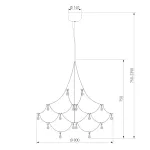 Подвесная люстра Bogate's Adit 90400 LED от ImperiumLoft