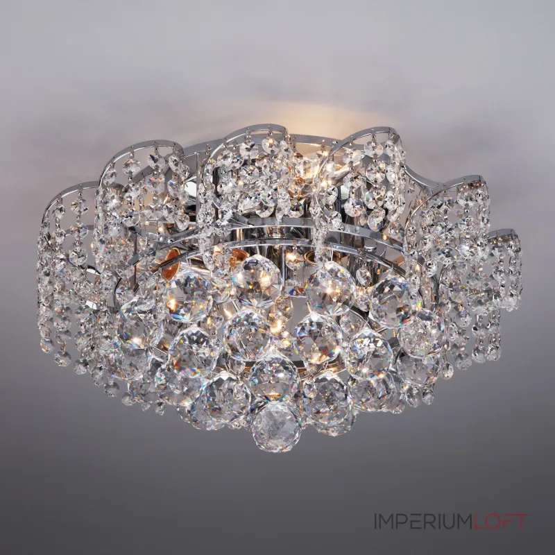 Потолочная люстра Eurosvet Charm 16017/6 хром Strotskis от ImperiumLoft