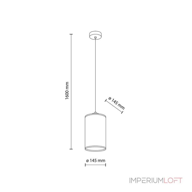 Светильник подвесной TK Lighting Juta a070968 от ImperiumLoft