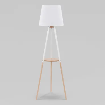 Напольный светильник TK Lighting Vaio 698 светлое дерево/белый  