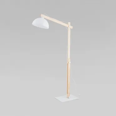 Напольный светильник TK Lighting Oslo 5592 белый/светлое дерево  