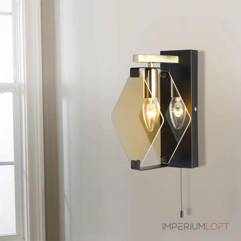 Настенный светильник Eurosvet Aragon 60116/1 черный от ImperiumLoft