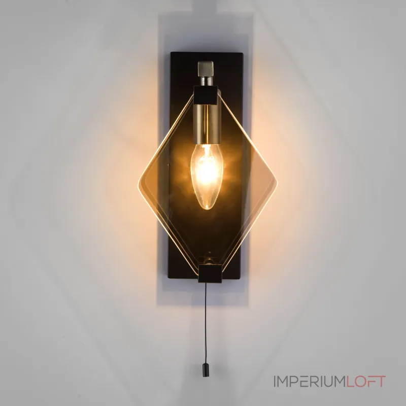 Настенный светильник Eurosvet Aragon 60116/1 черный от ImperiumLoft