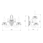 Настенный светильник Eurosvet Alda 3305/3 от ImperiumLoft
