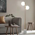 Напольный светильник с мраморным основанием Eurosvet Marbella a064390 от ImperiumLoft