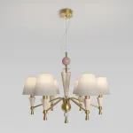 Подвесная люстра Eurosvet Teja 101014/6 латунь Smart от ImperiumLoft