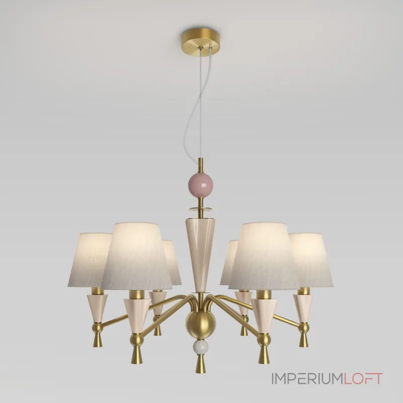 Подвесная люстра Eurosvet Teja 101014/6 латунь Smart от ImperiumLoft