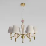 Подвесная люстра Eurosvet Teja 101014/6 латунь Smart от ImperiumLoft