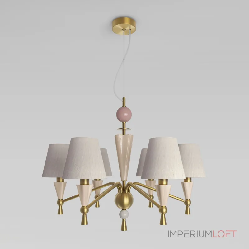 Подвесная люстра Eurosvet Teja 101014/6 латунь Smart от ImperiumLoft