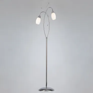 Напольный светильник Eurosvet Ginevra 22080/2F хром  