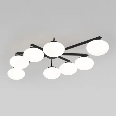 Потолочный светильник Eurosvet Opaline 70220/8 чёрный Потолочный светильник Eurosvet Opaline 70220/8 чёрный