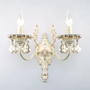 Настенный светильник Eurosvet Elisha 3281/2 белый/золотой  