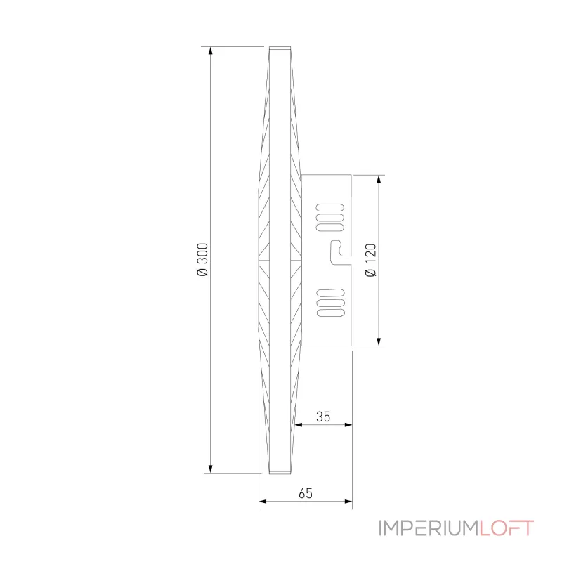 Настенный светильник Eurosvet Kreis 101002 LED от ImperiumLoft