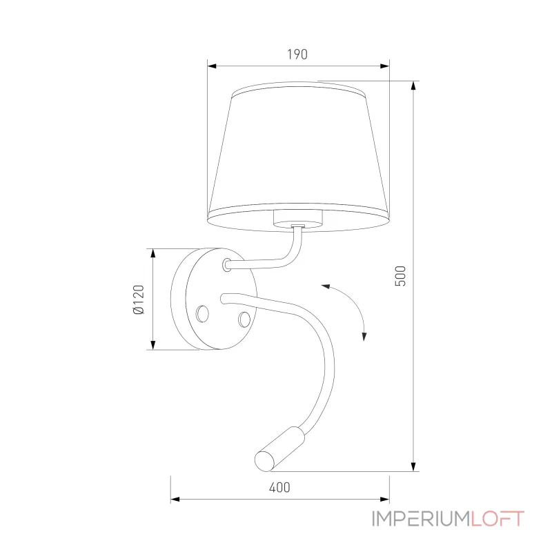 Настенный светильник TK Lighting Maja 10080 Настенный светильник TK Lighting Maja 10080