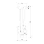 Подвесной светильник TK Lighting Nilos 5943