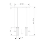Подвесная люстра Eurosvet Quarzo 301102 LED от ImperiumLoft
