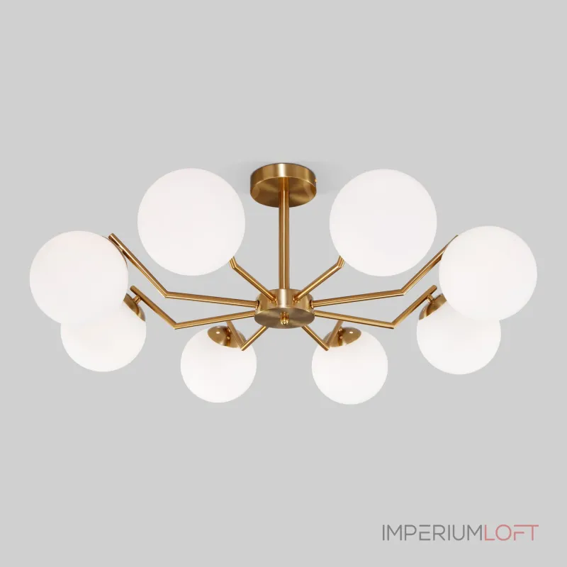 Потолочная люстра Eurosvet Frost 70154/8 латунь Потолочная люстра Eurosvet Frost 70154/8 латунь