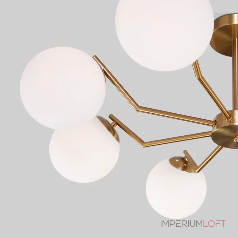 Потолочная люстра Eurosvet Frost 70154/8 латунь Потолочная люстра Eurosvet Frost 70154/8 латунь