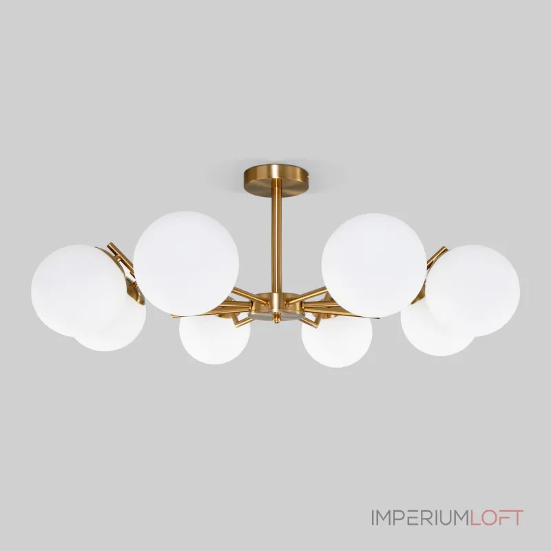 Потолочная люстра Eurosvet Frost 70154/8 латунь Потолочная люстра Eurosvet Frost 70154/8 латунь