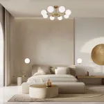 Потолочная люстра Eurosvet Frost 70154/8 латунь  