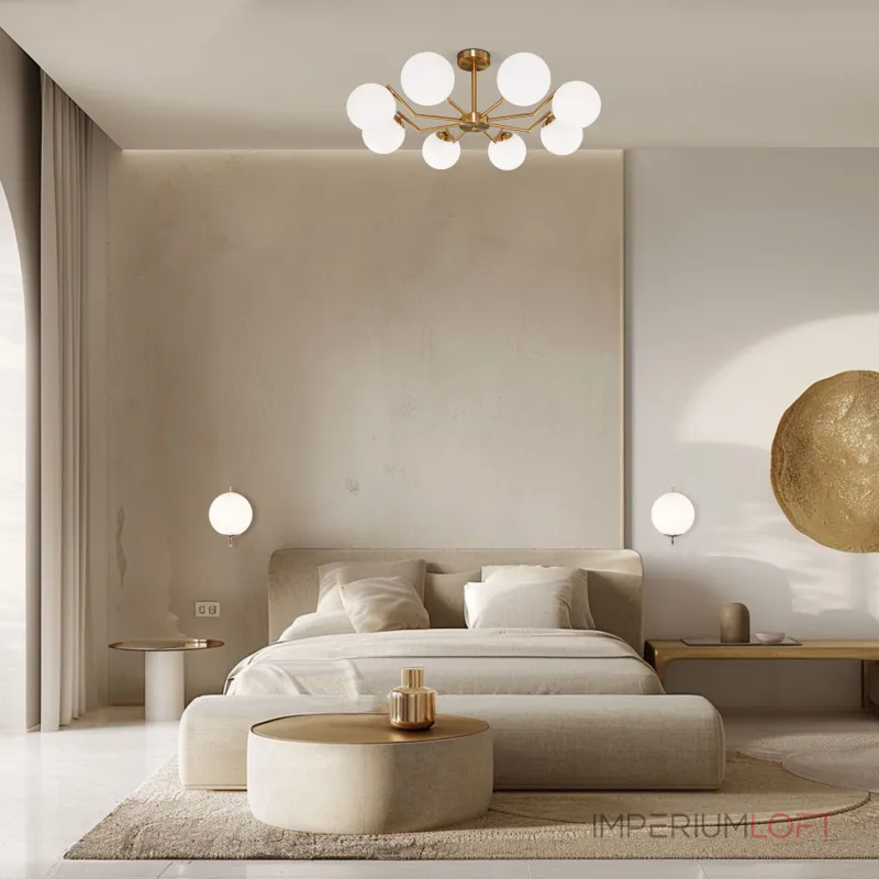 Потолочная люстра Eurosvet Frost 70154/8 латунь Потолочная люстра Eurosvet Frost 70154/8 латунь