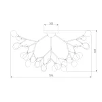 Потолочная люстра Bogate's Lamella 566 от ImperiumLoft