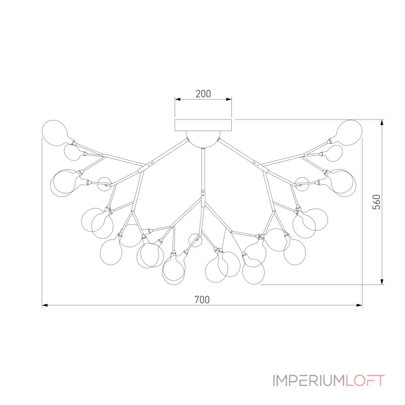 Потолочная люстра Bogate's Lamella 566 от ImperiumLoft Потолочная люстра Bogate's Lamella 566 от ImperiumLoft