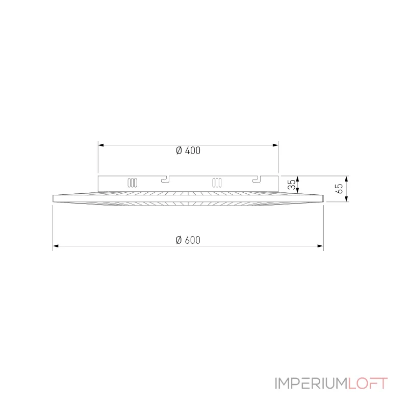 Потолочный светильник Eurosvet Kreis 101003 LED от ImperiumLoft