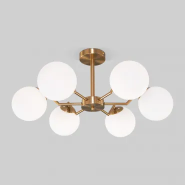 Потолочная люстра Eurosvet Frost 70154/6 латунь  