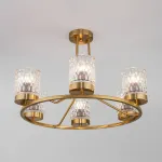 Потолочная люстра Eurosvet Calle 60127/6 латунь от ImperiumLoft