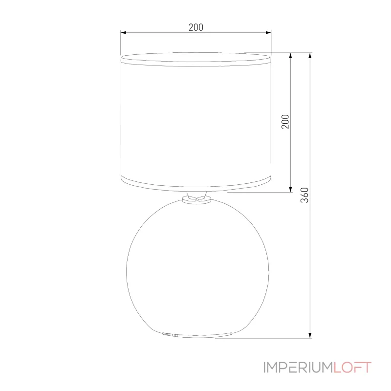 Настольный светильник TK Lighting Palla 5087 Palla от ImperiumLoft